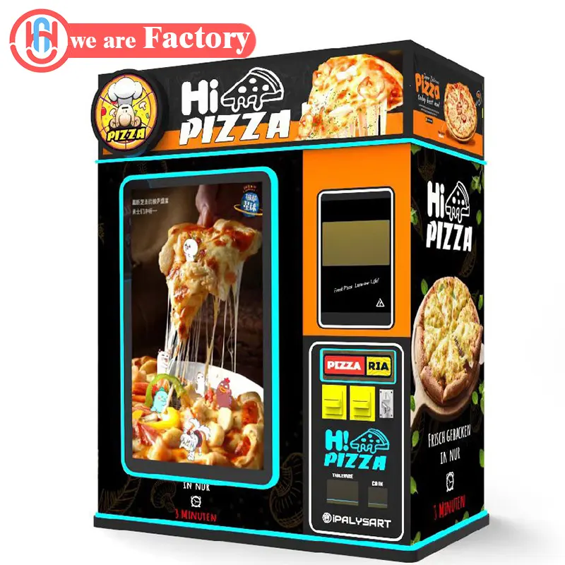 Máquina automática para hacer pizza y queso, máquina expendedora de pizza para interiores, totalmente automática, precio industrial