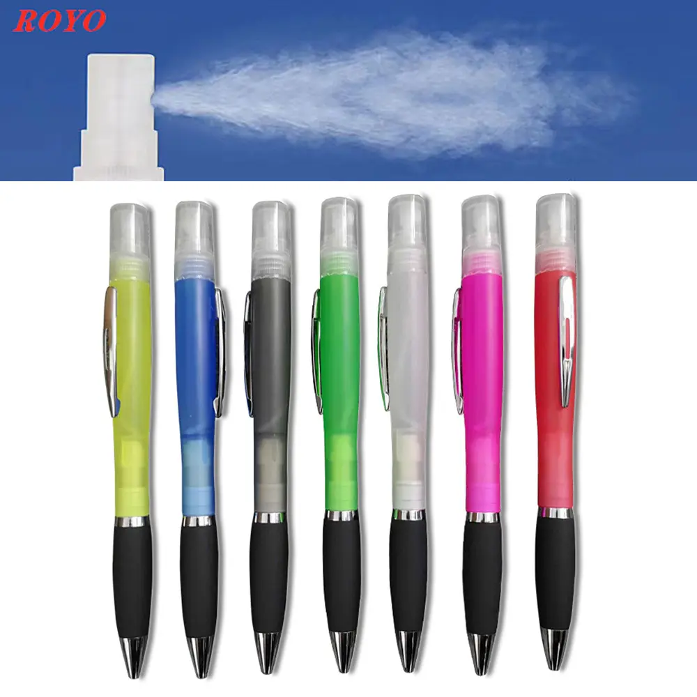 Liquid Hand Soap Pen Plastic Mini Refill Hand Cleaning Perfume Spray Disinfection Ballpoint Promotional Pen