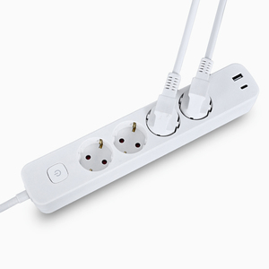 Germany <strong>Power</strong> <strong>Socket</strong> <strong>With</strong> USB 5V2.1A 4 Outlet 1m <strong>Power</strong> <strong>Extension</strong> Strip CE Test <strong>Extension</strong> Cord <strong>Extension</strong> Lead