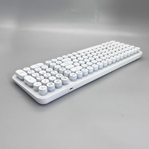 El último teclado de computadora recargable inalámbrico 2,4G con luz de respiración LED Nuevo producto