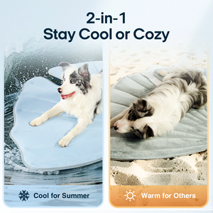 Grosir kustom baru penjualan laris tikar hewan peliharaan pendingin ekor ikan serasa keren alas anjing - Product Image 4