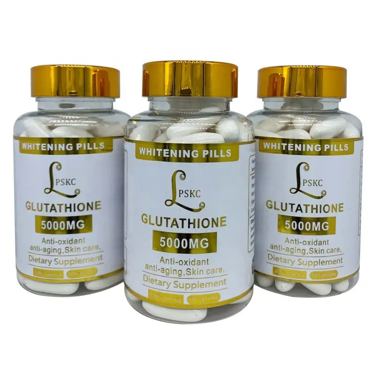 Capsule de gélule OEM de marque privée pilules de blanchiment du glutathion capsules de blanchiment de la peau