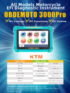 OBDEMOTO-3000PRO Motorrad Scanner mit ECU Programmierung Remap Öl Licht Reset Key Programmierung Smart Key Funktion