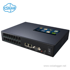 8-Port Standalone PBX SMDR Network Voice Logger With 5&quot; Touch Screen, 8CH Intercom/Radio/Call Voice Recorder With SD Card No HDD - Product Image 4