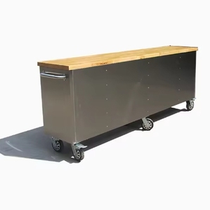 移动脚轮汽车工具箱工具箱托辊车库家用车库储物柜 - Product Image 6