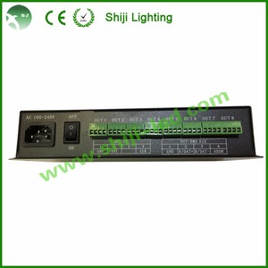 Светодиодный пиксель контроллер K-8000C оригинальный ws2812 K8000C SPI 1024 пиксели программируемый DMX512 ws2811 SD Card пикселей светодиодный контроллер - Product Image 4