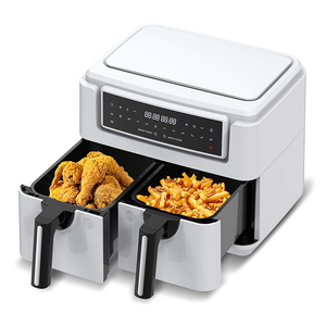 Aifa friggitrice ad aria calda doppio bakset friggitrice 12L forno XXL con finestra di visualizzazione 2 camera digitale <span class=keywords><strong>10</strong></span> programmi