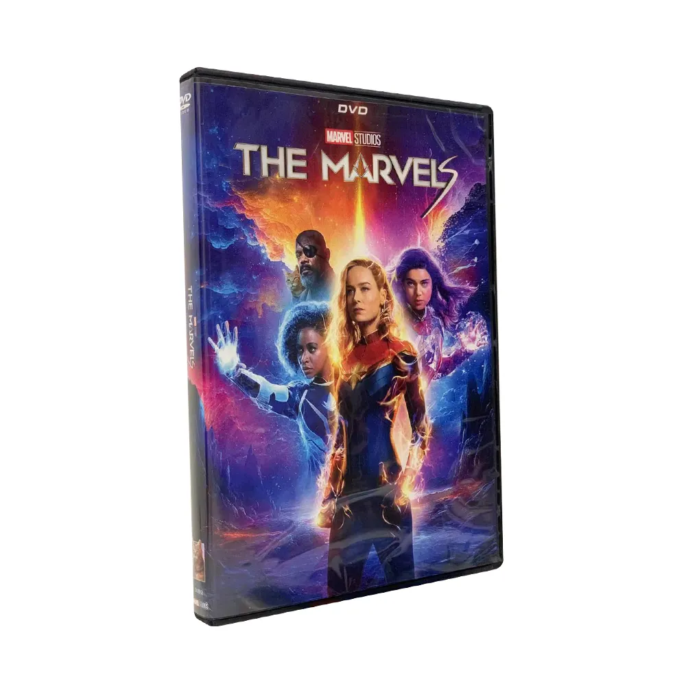 The Marvels 2024, новейшие DVD-фильмы, 1 диск, оптовая продажа с фабрики, сериалы Shopify eBay, лидер продаж, DVD-фильмы, совершенно новые, бесплатная доставка