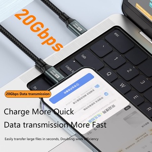 For Apple iPhone 15 Plus Pro Max OTG Cable 20Gbps USB 3.2 Gen 2 PD 100W Type C to Type C Data Charging Cable 0.5M 1M 1.5M 2M 3M