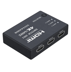 Conmutador HDMI de alta velocidad, divisor HDMI de 4K y 60Hz, 3x1, 3 en 1 salida, UHD con mando a distancia, cable infrarrojo, conmutador HDMI, en stock - Product Image 6
