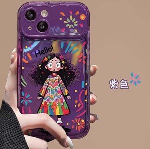 个性女孩翻转相机镜窗设计TPU手机外壳适用于Iphone 6 7 8 Plus X Xr XS 11 12 13 14 15 16 Pro Max - Product Image 6