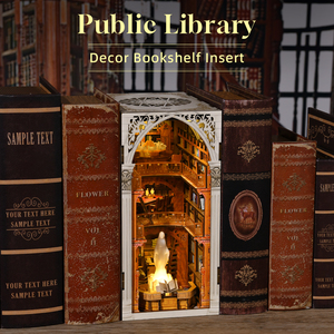 Minicity Tự Làm Thu Nhỏ Gỗ Kệ Sách Trang Trí Kit Người Dùng' Bụi Bìa Cuốn Sách Trang Trí Nội Thất Mini Nhà Búp Bê Mô Hình Đồ Chơi Phong Cách - Product Image 5