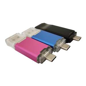 定制1tb 512gb 256G 2合1闪存驱动器，带USB类型C端口类型-C记忆棒usb-c记忆棒PSSD固态USB存储拇指驱动器