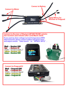 Maytech Max 13KW 72V su jeti pervanesi kiti elektrikli sörf tahtası e-tekne motorlu tahrik sistemi 300A ESC V3 uzaktan - Product Image 4