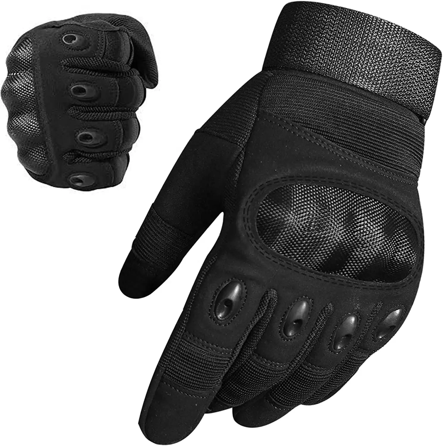 Men Women Full Finger Hard Knuckle Touch Screen Riding Gloves For Cycling Motorcycle