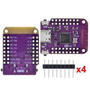 ESP32-S2FN4R2บอร์ด S2 ESP32ใช้ Wi-Fi ขนาดมินิ ESP32-S2แฟลช4MB PSRAM micropython ใช้ได้ D1การอัปเกรดมินิ