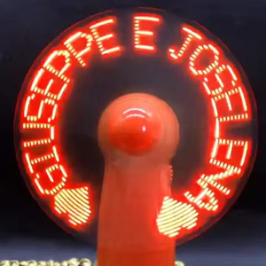 Portable Luminous Font Customizable Electric <strong>Fan</strong> Handheld Programmable <strong>Led</strong> <strong>Mini</strong> <strong>Fans</strong> - Product Image 1