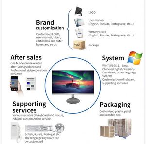 Computadora de escritorio todo en uno, Pc para juegos, configuración completa, procesador I7, pantalla grande Hd, alta tasa de actualización, procesamiento de datos comerciales - Product Image 5