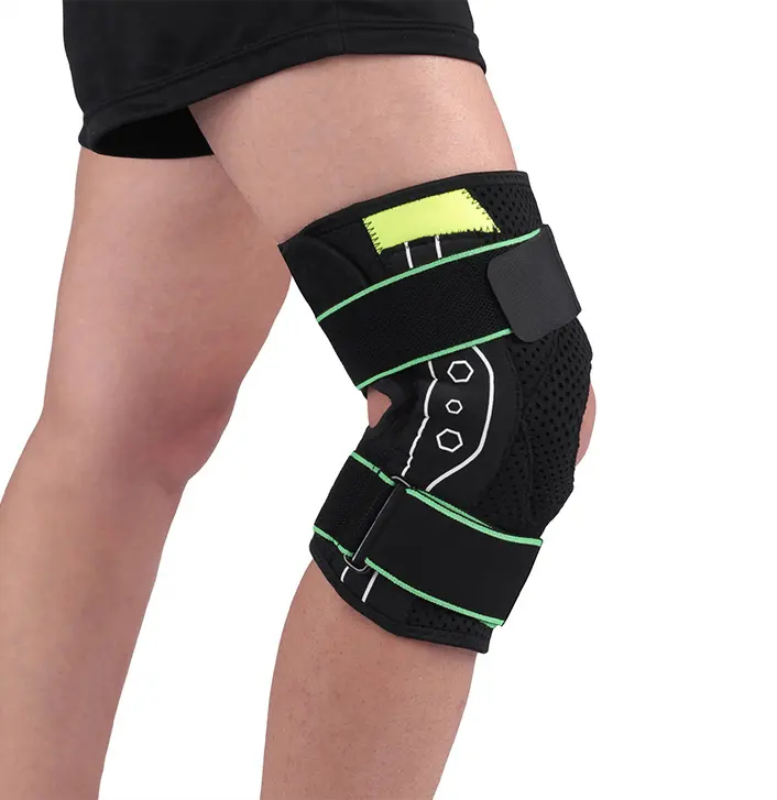 Attelle de soutien du genou à charnière réglable CE de haute qualité pour le soulagement de la douleur et la protection des articulations du genou