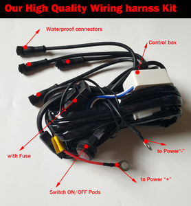 รีโมทคอนโทรล12W 3นิ้วรถ RGB Led 12V ไฟทำงาน10สีทึบ72โหมดกระพริบ - Product Image 3