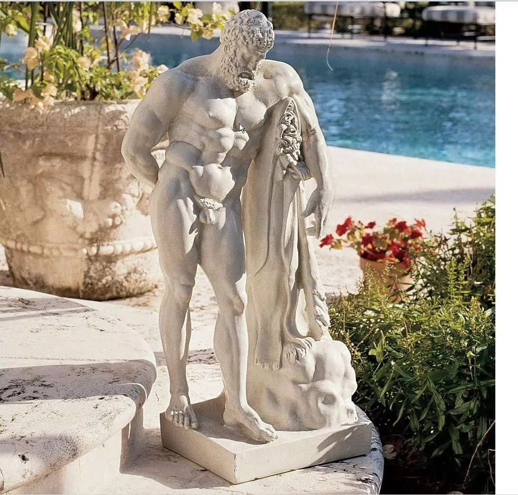 Marmo bianco intagliato a mano mitologia greca personaggio Laocoon e scultura dei suoi figli per la decorazione
