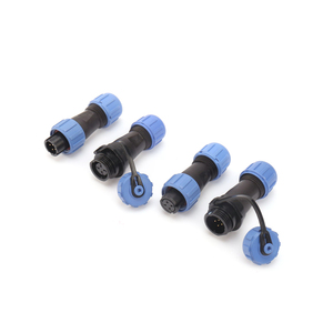 Customized Connectors SP21 2 3 4 5 7 9 <strong>12</strong> Pin IP68 Male Plug + Female In-line Cable <strong>Socket</strong> SP2110/P* SP2111/S* - Product Image 2