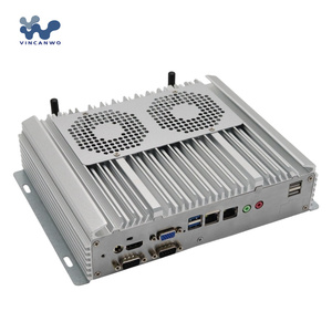 VICANWO-Mini PC industrial con chipset de Intel, compatible con sistemas Windows y Linux, sin ventilador y disco duro, nuevo ordenador industrial con sistema operativo Linux - Product Image 1