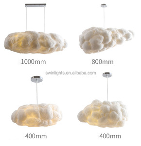 New Cloud Lights modern white cloud chandelier light cotton cloud lampada a sospensione - Product Image 4