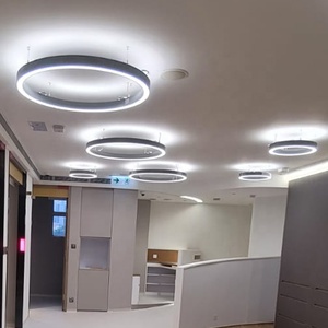Hlinear L4060-C-U-D450 doğrudan ve dolaylı serisi daire ışık askıya halka avize LED yukarı ve aşağı aydınlatma Luminria dairesel - Product Image 2