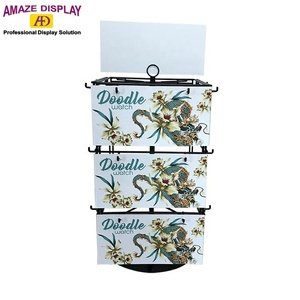 Bán Buôn Vật Liệu Kim Loại Giấy Tin Tức Tạp Chí Kệ Trưng Bày, Quảng Cáo Công Cộng Báo Hiển Thị Đứng/Giá Đỡ - Product Image 5