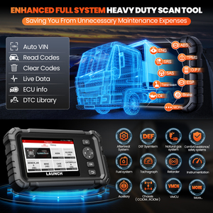 CRP129 HD Full <strong>System</strong> Truck Diagnostic Tool Heavy Duty Commercial Vehicle <strong>Scan</strong> Tool Machine - Product Image 3