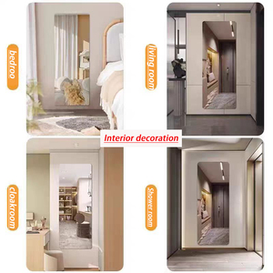 Acrylic tự dính tấm gương cho tường nhựa không kính dính Kid an toàn gương gạch hình chữ nhật 8x10 inch 1 cái - Product Image 6