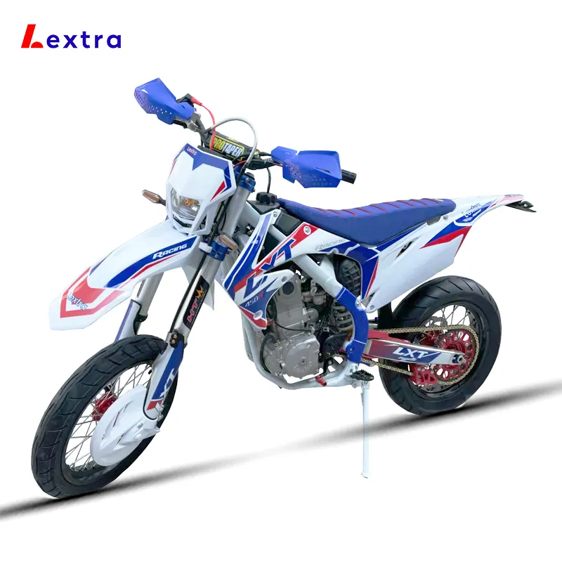 Lextra LXT450R 450cc4ストロークスーパーモタードオフロードモーターサイクルシングルシリンダーダートバイク