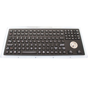 フル機能IP67ウォッシャブルマリンコンソールバックライトキーボード、トラックボール付き - Product Image 1