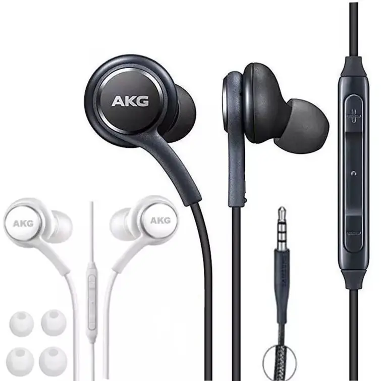 Estéreo de alta calidad S8 s9 teléfono celular AKG auriculares IG955 auriculares manos libres para Samsung Galaxy S10 S9 S8 en-Auriculares