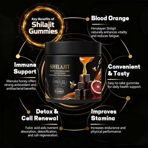 Bán Buôn 4 Trong 1 Shilajit Gummies Ashwagandha Cordyceps Maca Rễ Gummies Manuka Mật Ong Shilajit Gummies - Product Image 3