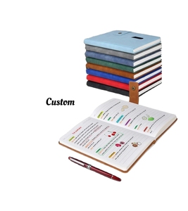 Custom stampato B6 in finta pelle copertina per diario Design minimalista colore blu con penna A5/A6/A7 Notebook con blocco per Note magnetiche - Product Image 5
