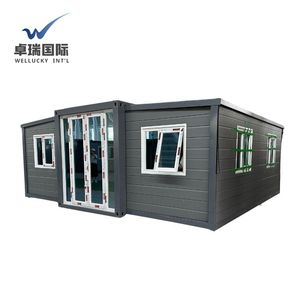 WELLUCKY手頃な価格のプレハブの新しいデザインの高級住宅20フィートオフィスコンテナ40フィート環境にやさしいモジュラーコンテナホーム - Product Image 1