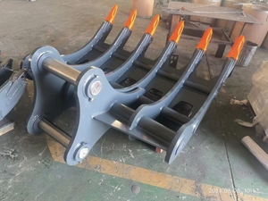 可定制迷你挖掘机倾斜耙小型建筑根和干草耙，用于土地清理条件新 - Product Image 4