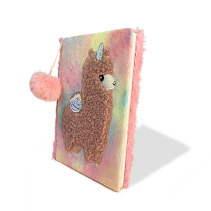 2023 ultimo prodotto Anime Cute Stationery A5 diario di peluche con copertina rigida per ragazze Fitness Fluffy Journal Fashion Fur <span class=keywords><strong>Notebook</strong></span>