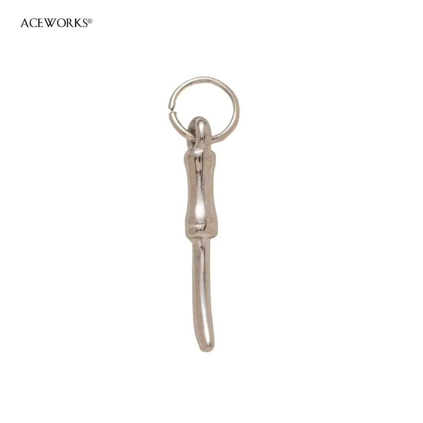Knife Charm - Silver