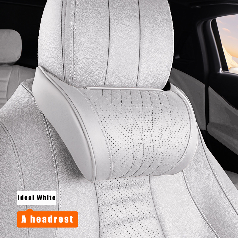 White 1pc headrest