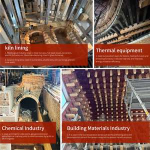 Chất lượng cao lkt thương hiệu 1800 MgO magiê gạch chịu lửa 93% 98% lớp xi măng Lò quay nền tảng khối từ - Product Image 4