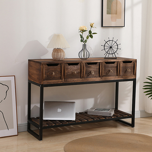 Mesa de estudio sencilla para el hogar, escritorio de ordenador, escritorio de aprendizaje moderno para estudiantes con cajones, armarios de almacenamiento multiusos - Product Image 4