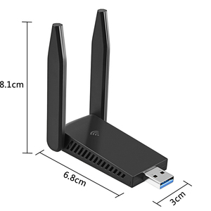 Scheda di rete Wireless Gigabit 1300Mbps 5G ricevitore wifi USB per computer senza driver dual-band - Product Image 4