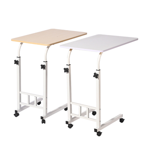 Mesa de ordenador de elevación móvil Mesa de centro perezosa con ruedas Mesita de noche - Product Image 1
