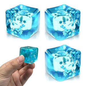 Bóp cảm giác đồ chơi cứu trợ Squishy <span class=keywords><strong>Fidget</strong></span> Đồ chơi giải nén vui đầy màu sắc đá khối căng thẳng bóng - Product Image 6