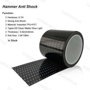 Nhà Máy Giá rõ ràng/Mờ/chống ánh sáng màu xanh điện thoại di động màn hình phim Nano tấm/cuộn Vật liệu búa chống sốc bảo vệ màn hình - Product Image 6