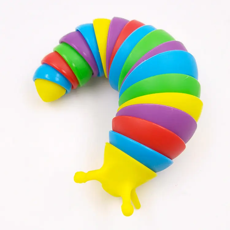 For Amazon and Tiktok! Rainbow Fidget Slug Fidget Toys for K