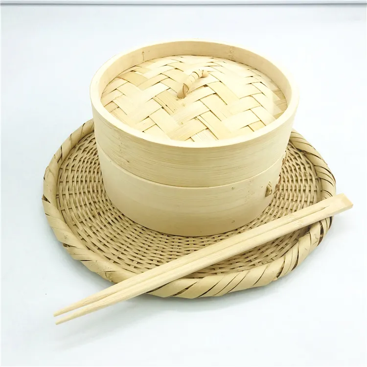 Di alta Qualità Mini One-strato Piccolo Piroscafo Di Bambù Per Dim Sum